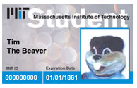 Massachusetts Institute of Technology ID Card